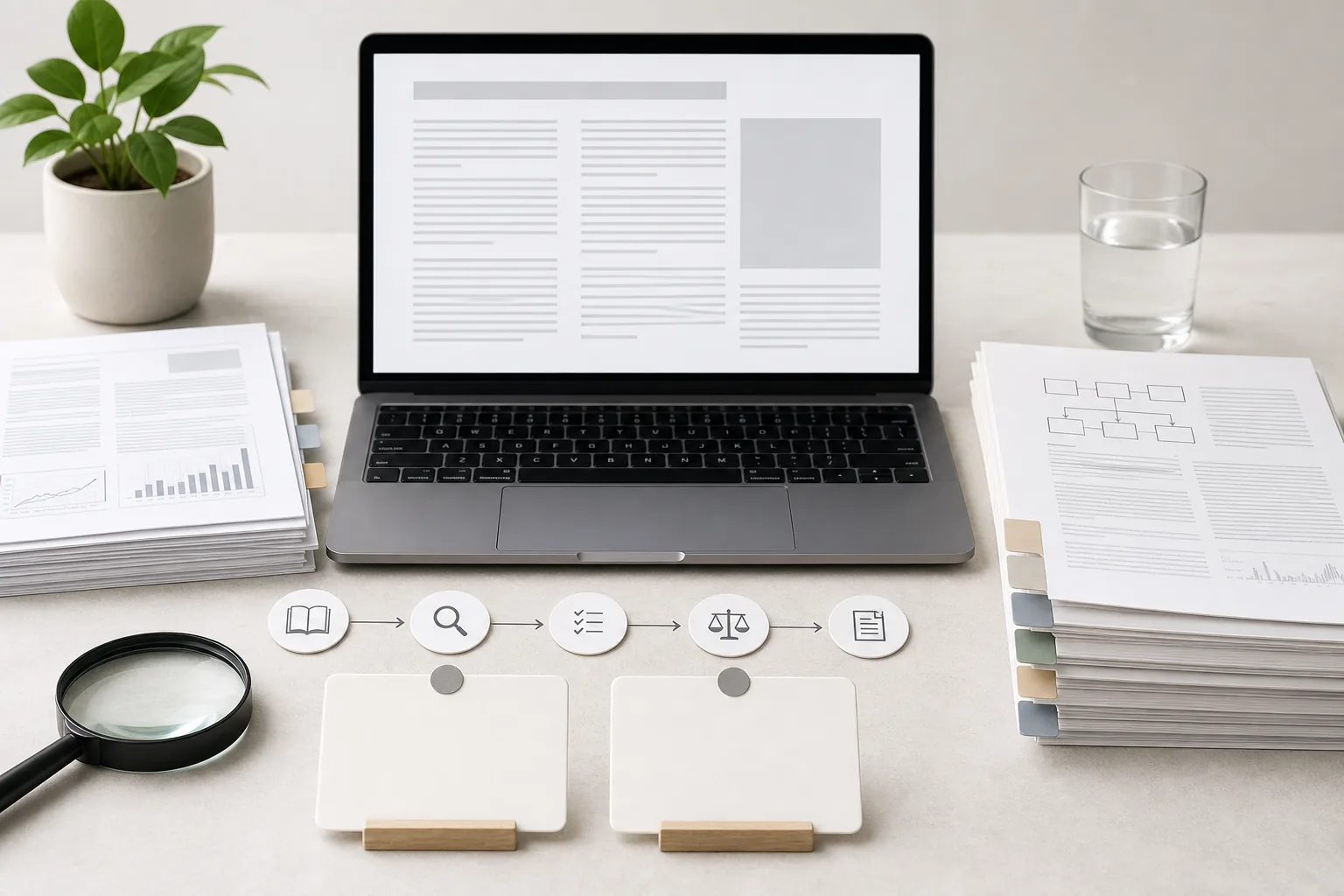 Evidence fact-checking and editorial review workflow